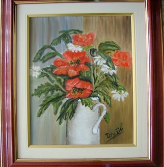Meliha Druzic: 'Poppy', 2006 Oil Painting, undecided. 