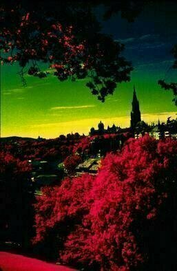 Youri Messen-jaschin: 'Berne IV', 1981 Color Photograph, Landscape. (r) 1981. by ProLitteris, Po. Box CH- 8033 Zurich / (c) 1981 by Youri Messen- Jaschin Switzerland ...