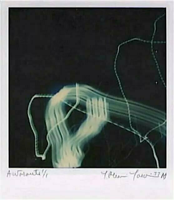 Youri Messen-jaschin: 'autoroute', 1977 Other Photography, Abstract. Polaroid | Highway | near Bern Switzerland A(r) Prolitteris ZA1/4rich, many exhibition Switzerland...