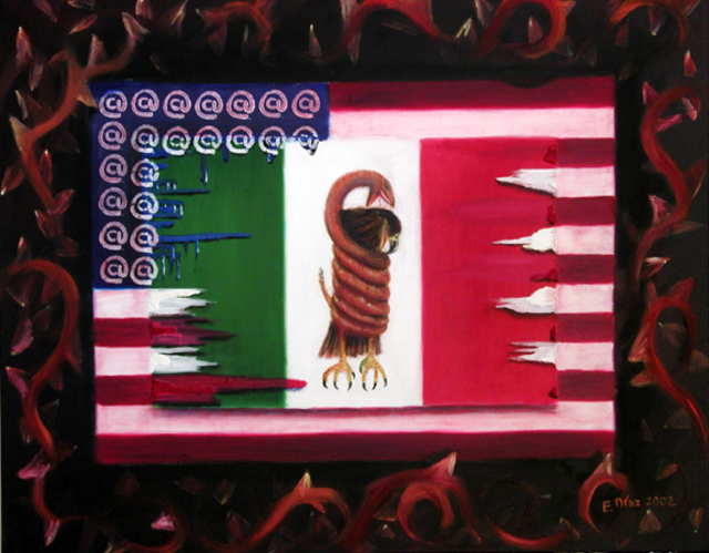 Artist Eduardo Diaz. 'Virus' Artwork Image, Created in 2002, Original Pastel. #art #artist