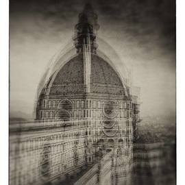 Milan Hristev: 'the duomo in florence', 2008 Silver Gelatin Photograph, Abstract. Artist Description: This is part of my personal project I call  Camera Painting . In essence, it makes use of the old multi- exposure technique. But in my version I combined it in the camera itself from 2 to 5 exposures, to create these different take on the places I have ...
