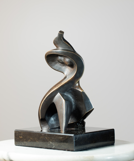 Mircea Puscas  'Carmen', created in 2002, Original Sculpture Bronze.