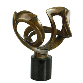 Mircea Puscas: 'infinity v', 2005 Bronze Sculpture, Abstract. Artist Description: The infinity symbol holds a deep meaning for spirituality, love, beauty, and power. . . . In a world filled with distraction and complications, this symbol represents a sense of simplicity and balance. It reminds us to be conscious of where we are and the endless possibilities we have before us....