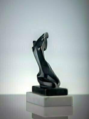 Mircea Puscas: 'torso elongated', 2001 Bronze Sculpture, Abstract.  The artwork is a hand- cast bronze sculpture using the time- honored lost wax method. ...