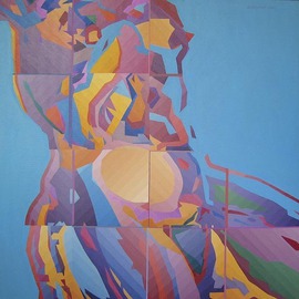 Miodrag Misko Petrovic: 'Aphrodite 2', 2005 Oil Painting, nudes. Artist Description:  No description ...