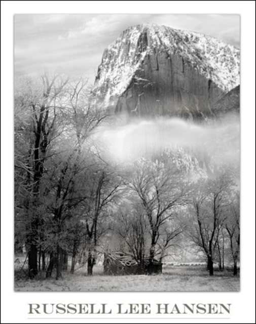 Artist Russell Hansen. 'Longs Peak In Winter' Artwork Image, Created in 2006, Original Photography Digital. #art #artist