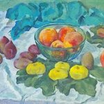 Peaches with figs By Moesey Li