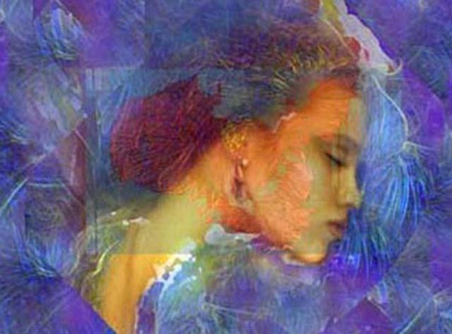 Artist Monica Malbeck. 'Dream Sweet Dreams' Artwork Image, Created in 2005, Original Painting Acrylic. #art #artist