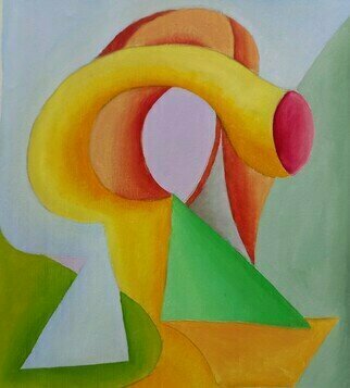 Guy Octaaf Moreaux: 'flower doodle', 2023 Oil Painting, Nature. A drawn doodle made in oil paint on stretched canvas.  It is elegant, colorful and totally abstract.Abstract flower...
