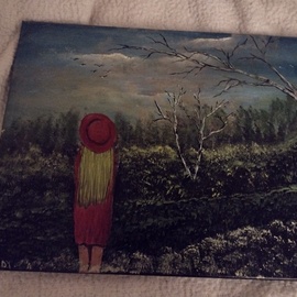 Alvin Eisom: 'the boy', 2022 Other Painting, Landscape. Artist Description: The Boy by Mindy...