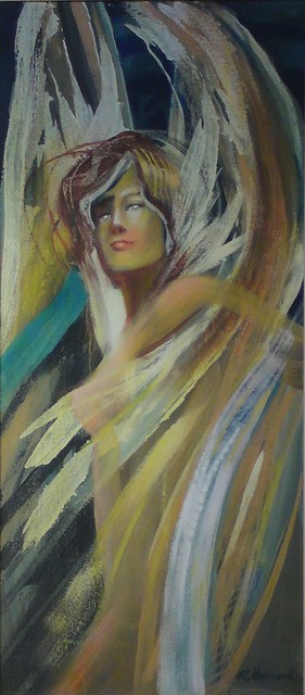 Rafal Mruszczak  'Angel', created in 2017, Original Painting Oil.