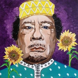 muammar gaddafi By Mulumba Tshikuka