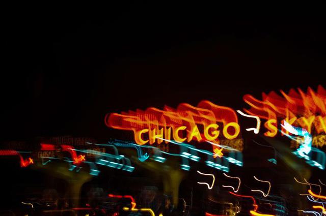 Artist Nancy Bechtol. 'Chicago SKY Way' Artwork Image, Created in 2013, Original Photography Mixed Media. #art #artist