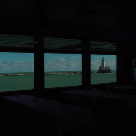 Nancy Bechtol: 'Framed view of the lake', 2006 Other Photography, Peace. Artist Description:  A peaceful view from the cabin Chicago Cruise. ...