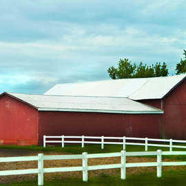 Nancy Bechtol: 'red barn', 2010 Other Photography, Farm. Artist Description: intense people, vibrantMichigan beautiful old barn in high end color late afternoon. Photography, color enhanced, manipulated. ...