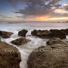 El Matador Beach Sunset II By Dennis Chamberlain