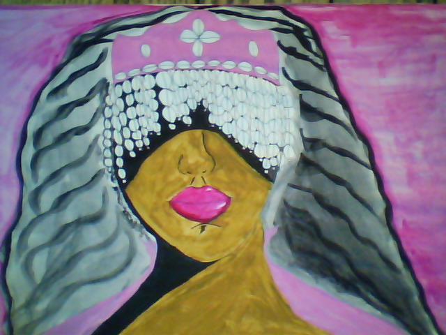 Artist Mercedes Morgana Reyes. 'Yewa' Artwork Image, Created in 2011, Original Painting Acrylic. #art #artist