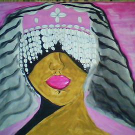 Mercedes Morgana Reyes: 'Yewa', 2011 Acrylic Painting, Ethereal. Artist Description:  This painting depicts the Yoruba goddess of death  ...