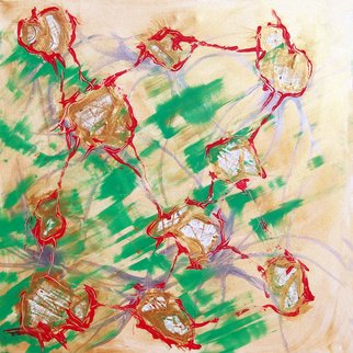 Fatma Neslihan Oner: 'Brain factory', 2008 Acrylic Painting, Abstract.  Acrylic on canvas mixed media       ...