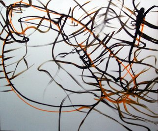 Fatma Neslihan Oner: 'Story of March 2008', 2009 Acrylic Painting, Abstract.  Acrylic on canvas mixed media      ...
