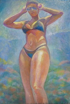 Sergey Lesnikov: 'hello', 2021 Oil Painting, Erotic. oil on canvas...