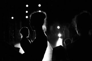 Yulia Nak: '2silhouette russian ballet', 2016 Black and White Photograph, Dance. Dance, black white, theater...