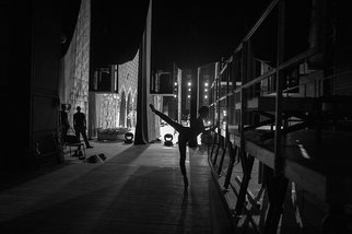Yulia Nak: 'ii russian ballet', 2017 Black and White Photograph, Dance. Dance, black white, theater...