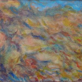 Ron Ogle: 'Abstract Renoir Landscape', 1997 Oil Painting, Abstract. Artist Description: 