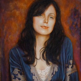 Ron Ogle: 'Rebecca', 2010 Oil Painting, Portrait. 
