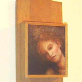 Ron Ogle: 'frame THIS', 2002 Oil Painting, Figurative. Artist Description: Oil on wood, mounted on cutting board. ...