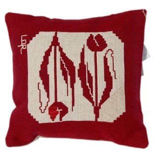 Lisbet Olin-ranstam: 'Pillow Tulips', 2006 Crafts, Botanical. pillow...