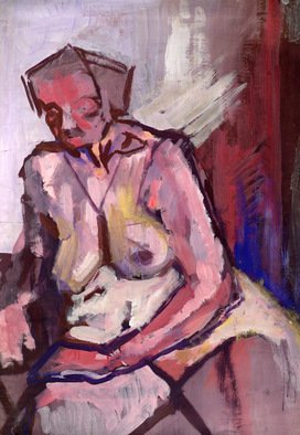 Dario Raffaele Orioli: 'nude 3', 1977 Acrylic Painting, nudes. 