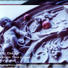 Pamela Henry: 'Cherub', 2002 Other Photography, Figurative. Artist Description: Cross process, photo painting. Signed, archival photo lustre giclee print....