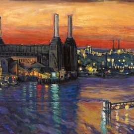 Battersea power station and Bridges By Patricia Clements