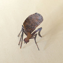 Paul Freeman: 'Scout Ant', 2011 Other Sculpture, Animals. Artist Description:  copper repousse metalwork sculpture  ...