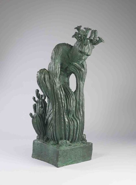 Paul Orzech  'Cactus Man Four Feet ', created in 2004, Original Sculpture Bronze.