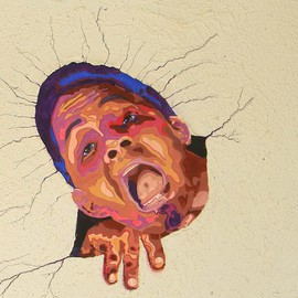 Eduardo Acevedo: 'Escape', 2009 Acrylic Painting, Figurative. Artist Description:         acrylic on canvas .         ...