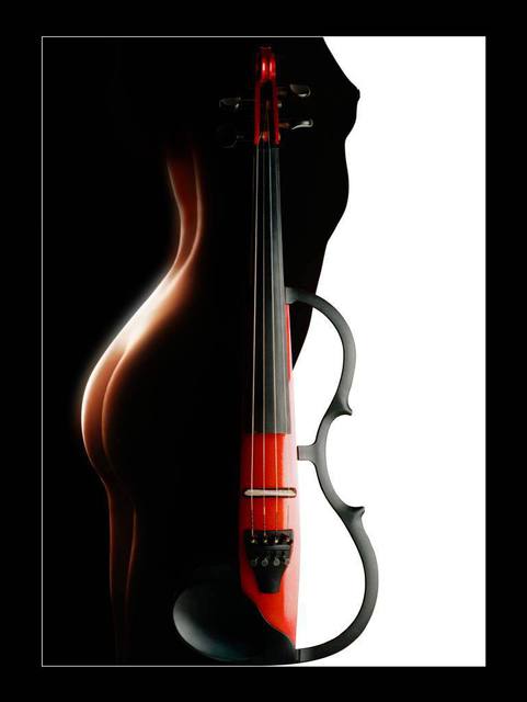 Artist Gencho Petkov. 'Red Violin ' Artwork Image, Created in 1999, Original Photography Color. #art #artist