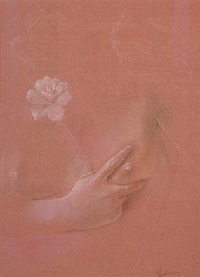 Artist Philip Hallawell. 'The Hand Of Aphrodite' Artwork Image, Created in 1989, Original Illustration. #art #artist