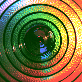 C. A. Hoffman: 'Concentric Color', 2009 Color Photograph, Abstract. 