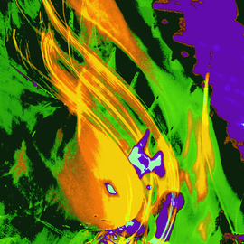 C. A. Hoffman: 'Nexiums Deadly Fireball', 2009 Color Photograph, Abstract. 