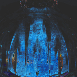 C. A. Hoffman: 'Nexiuums Blue Dome', 2009 Color Photograph, Abstract. Artist Description:  This piece is part of my 