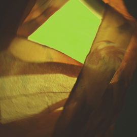 C. A. Hoffman: 'Silk Evening in Green', 2009 Color Photograph, Abstract. 