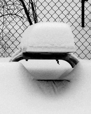 C. A. Hoffman: 'Winters Timeout', 2009 Black and White Photograph, Abstract Landscape. 