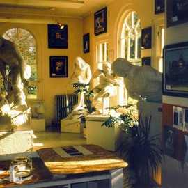 Michael Pickett: '4 Statues 1993 The Art Show Collection', 1993 Color Photograph, Life. 