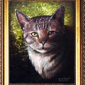 Michael Pickett: 'Boots', 2009 Acrylic Painting, Cats. Artist Description:   You can learn how to paint this painting yourself. Go to www. pickettonline. com and click on Enter, then click on the YouTube link. Thank You. ...
