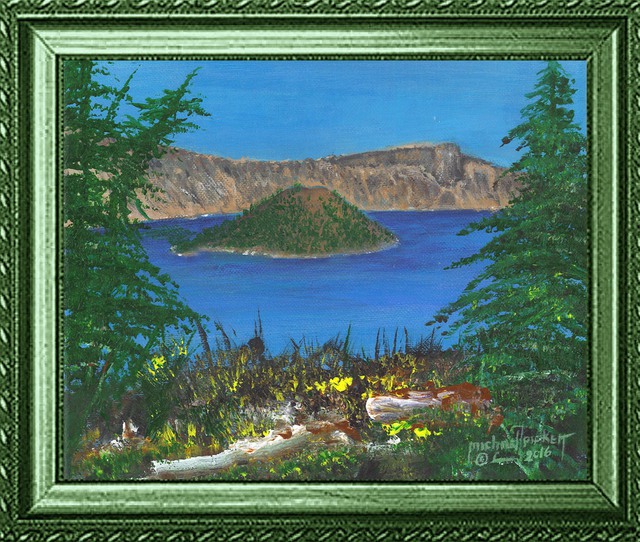 Artist Michael Pickett. 'Crater Lake' Artwork Image, Created in 2016, Original Photography Other. #art #artist