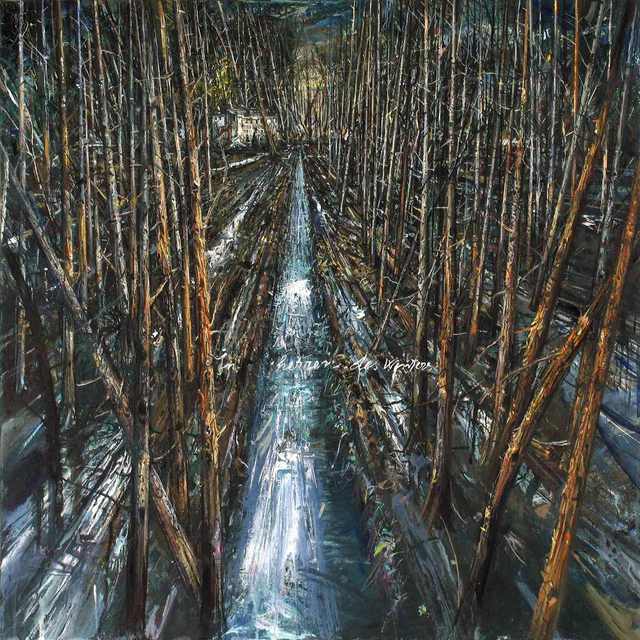 Artist Pierluigi Romani. 'In Herzen Des Winters' Artwork Image, Created in 1999, Original Mixed Media. #art #artist