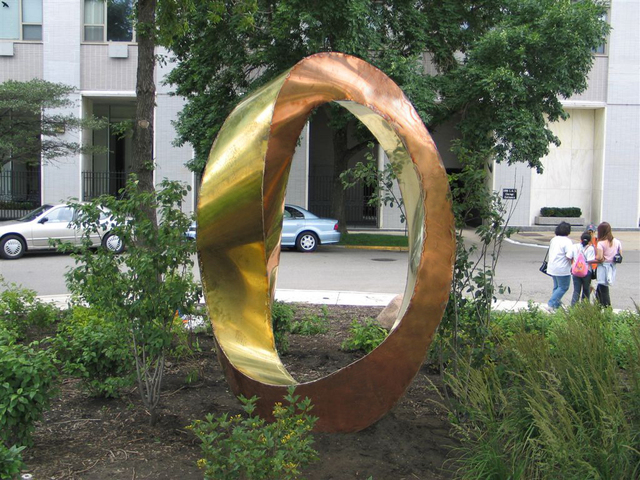Plamen Yordanov  'Double Mobius Strip', created in 2005, Original Glass Stained.