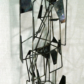 Penko Platikanov: 'Abstract form', 2007 Steel Sculpture, Abstract. 